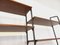 Modulares Italienisches Vintage Bücherregal aus Teak & Metall, 1960er 18