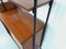 Modulares Italienisches Vintage Bücherregal aus Teak & Metall, 1960er 6