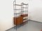 Modulares Italienisches Vintage Bücherregal aus Teak & Metall, 1960er 19