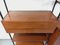 Modulares Italienisches Vintage Bücherregal aus Teak & Metall, 1960er 13