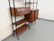 Modulares Italienisches Vintage Bücherregal aus Teak & Metall, 1960er 17
