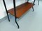 Modulares Italienisches Vintage Bücherregal aus Teak & Metall, 1960er 14