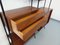 Modulares Italienisches Vintage Bücherregal aus Teak & Metall, 1960er 15