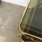 Vintage Brass and Smoked Glass Three Tier Bar Cart attributed to Morex, Italy, 1970s 2