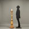 Antique Candleholder in Lacquered Wood, Italy, 19th Century, Image 2