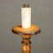 Antique Candleholder in Lacquered Wood, Italy, 19th Century, Image 3