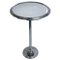 Table d'Appoint Art Déco en Chrome avec Miroir, 1930s 1