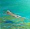 Birgitte Lykke Madsen, Nuotatrice, 2023, Oil Painting, Framed 2