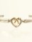 Armreif mit Herzbogenmotiv in Silber & Gold von Tiffany & Co. 4
