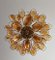 Italian Amber Petal Chandelier, 1995, Image 11