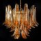 Italian Amber Petal Chandelier, 1995, Image 4