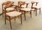 Chaises Modèle 49 Vintage par Erik Kirkegaard pour Høng Stolefabrik, 1960s, Set de 6 2