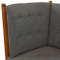 Spoke-Back Sofa with Gray Cushions by Børge Mogensen, 1960s 17