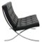 Barcelona Chair in Black Leather by Mies Van Der Rohe, 1990s 2