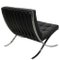 Barcelona Chair in Black Leather by Mies Van Der Rohe, 1990s 4