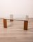Vintage Italian Table in Wood and Glass, 1908s 3