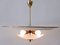 Large Mid-Century Modern UFO Ceiling or Pendant Lamp, Germany, 1950s 8