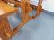 Vintage Fir Table & Benches, 1960s, Set of 3, Image 5