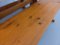Vintage Fir Table & Benches, 1960s, Set of 3, Image 15