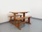 Vintage Fir Table & Benches, 1960s, Set of 3, Image 10