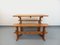Mesa y bancos vintage de abeto, años 60. Juego de 3, Imagen 21