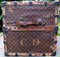 Baule antico in tela LV Monogram di Louis Vuitton, Francia, 1924, Immagine 24