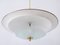Large Mid-Century Modern UFO Ceiling or Pendant Lamp, Germany, 1950s 14
