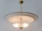Large Mid-Century Modern UFO Ceiling or Pendant Lamp, Germany, 1950s 13