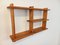 Vintage Pine Wall Shelf in the style of Maison Regain, 1980s 1