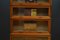 Fünfteiliges Barrister Bücherregal aus Nussholz, 1940 19
