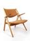 Ch28 Sawbuck Armchair by Hans J. Wegner for Carl Hansen & Son, Denmark, 1970s 8