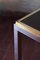 Coffee Table in Brass and Chromed Metal with Smoked Glass Shelves, Italy, 1980s 2
