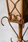 Mid-Century Floor Lamp in Rush with Geometric Patterns and Large Lampshade, 1950s 14