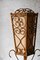 Mid-Century Floor Lamp in Rush with Geometric Patterns and Large Lampshade, 1950s 16