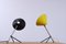Pinocchio Black and Yellow Tripod Table Lights by H. Th. J. A. Busquet for Hala, 1950s, Set of 2 4