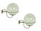 Brass and Glass Sconces from Candle, 1960s, Set of 2, Image 1