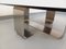 Rectangular Coffee Table in Steel and Smoked Glass by Francois Monnet, 1970s, Image 8