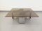Rectangular Coffee Table in Steel and Smoked Glass by Francois Monnet, 1970s, Image 13