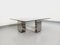 Rectangular Coffee Table in Steel and Smoked Glass by Francois Monnet, 1970s, Image 15