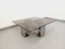 Rectangular Coffee Table in Steel and Smoked Glass by Francois Monnet, 1970s, Image 16