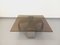 Rectangular Coffee Table in Steel and Smoked Glass by Francois Monnet, 1970s, Image 14