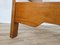 Art Deco Einzelbett aus Nussholz, 1940er 15