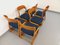 Vintage French Sled Chairs in Wood and Terry Fabric from Baumann, 1970s, Set of 6 23