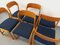 Vintage French Sled Chairs in Wood and Terry Fabric from Baumann, 1970s, Set of 6 12