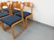 Vintage French Sled Chairs in Wood and Terry Fabric from Baumann, 1970s, Set of 6 10