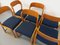 Vintage French Sled Chairs in Wood and Terry Fabric from Baumann, 1970s, Set of 6 5