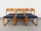 Vintage French Sled Chairs in Wood and Terry Fabric from Baumann, 1970s, Set of 6 20