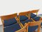 Vintage French Sled Chairs in Wood and Terry Fabric from Baumann, 1970s, Set of 6 22