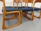 Vintage French Sled Chairs in Wood and Terry Fabric from Baumann, 1970s, Set of 6 6