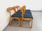 Vintage French Sled Chairs in Wood and Terry Fabric from Baumann, 1970s, Set of 6 7